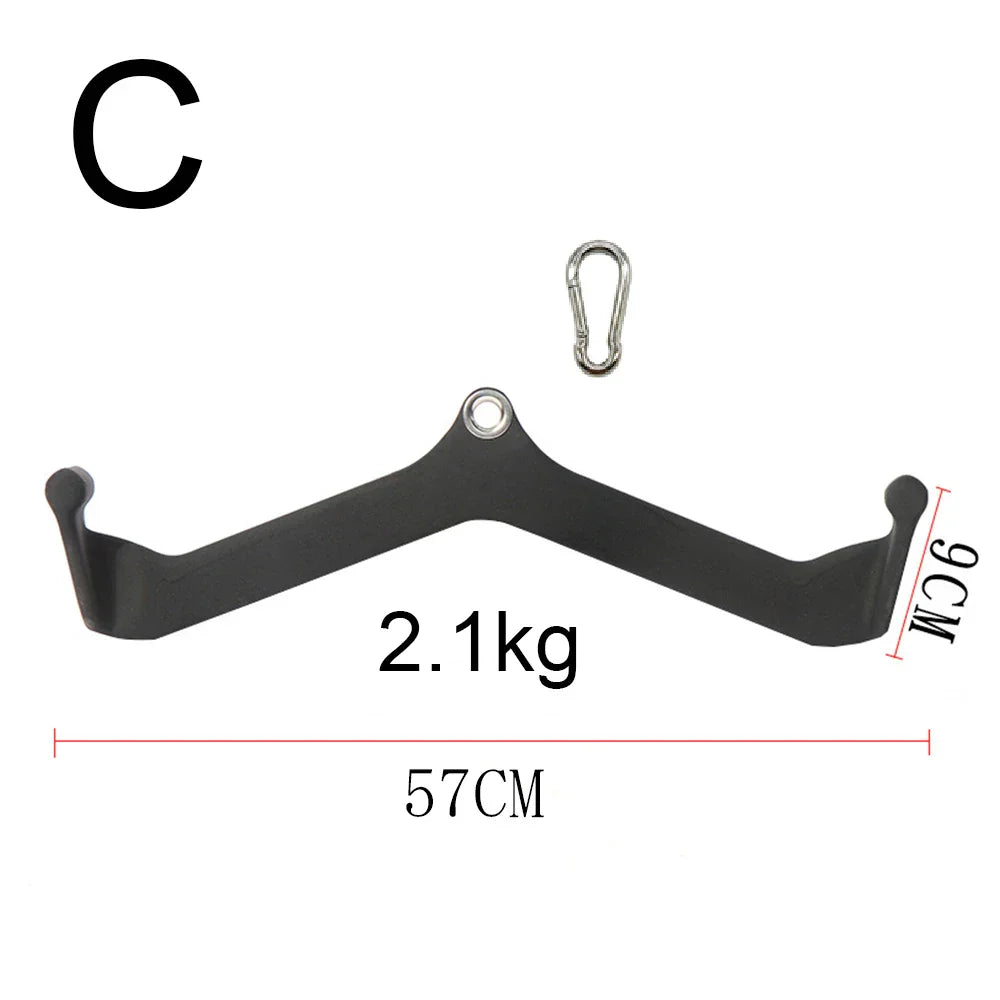Home Gym V-Bar Pulley Cable Attachment