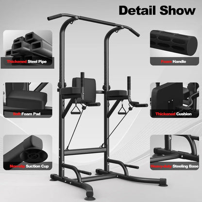 Power Tower Dip Station &amp; Pull-Up Bar