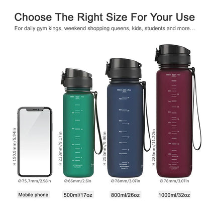 Sport Water Bottle (500/800/1000 ml)