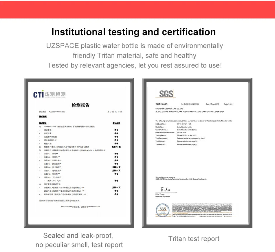 Sport Water Bottle (500/800/1000 ml)