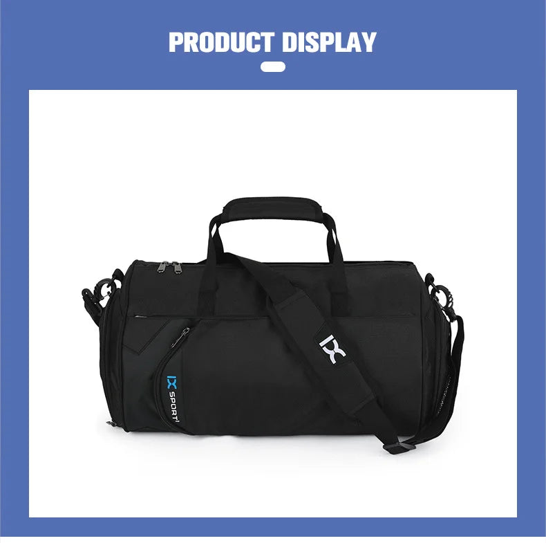 XL Fitness Gym Bag – Wet/Dry Compartments &amp; Travel Ready