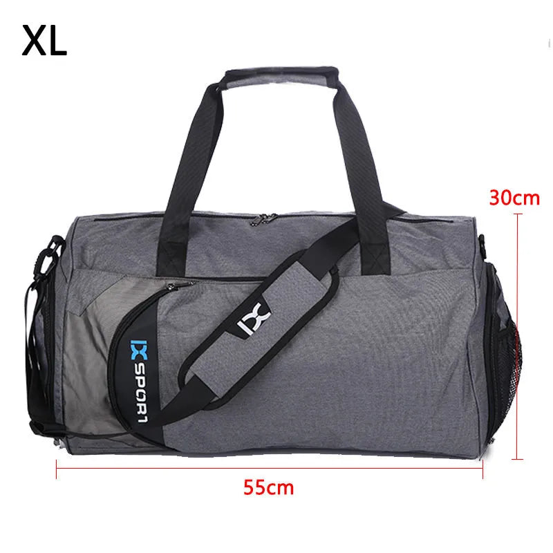 XL Fitness Gym Bag – Wet/Dry Compartments &amp; Travel Ready