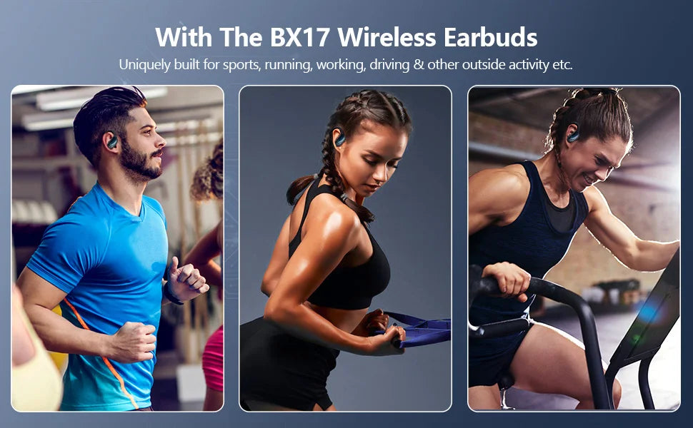 Bluetooth 5.3 True Wireless Earphones with Earhooks