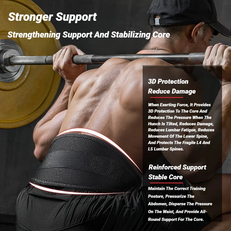 Weight Lifting Belt with Metal Buckle