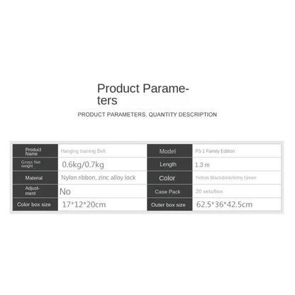 Adjustable Suspension Training Strap