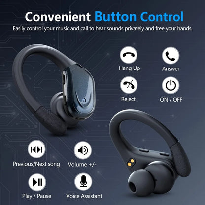 Bluetooth 5.3 True Wireless Earphones with Earhooks