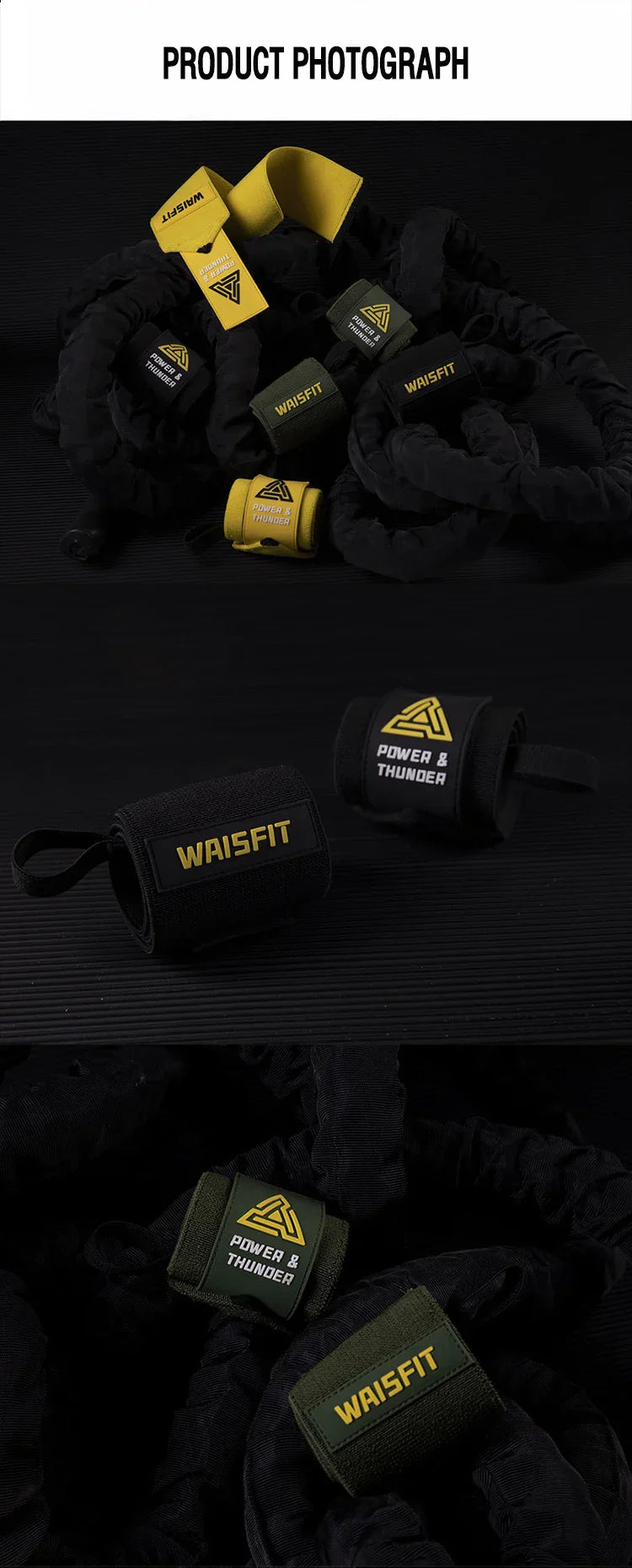 Premium Wrist Support Bands (1 Pair)