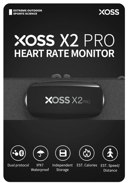 XOSS X2 Pro Chest Strap Heart Rate Monitor