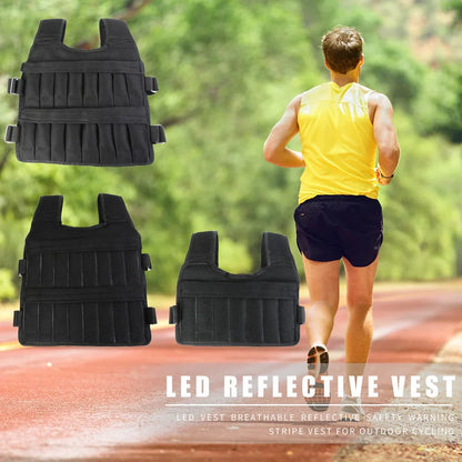 Adjustable Weighted Training Vest (3–15–35 kg Capacity)