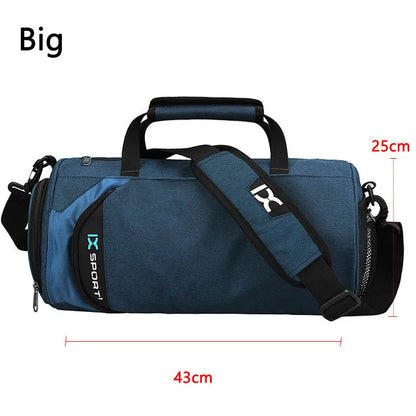 XL Fitness Gym Bag – Wet/Dry Compartments &amp; Travel Ready