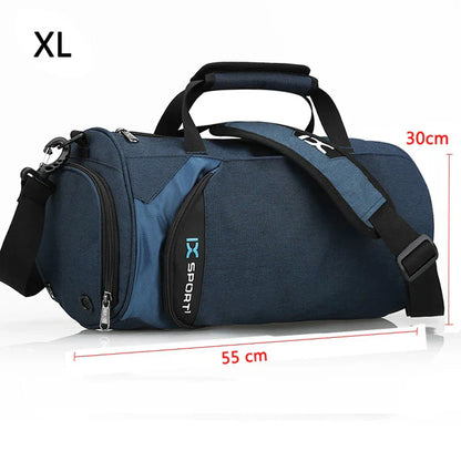 XL Fitness Gym Bag – Wet/Dry Compartments &amp; Travel Ready