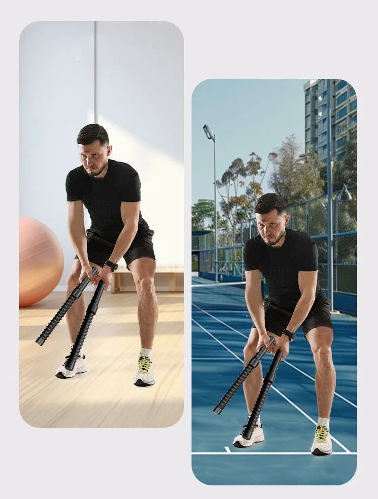 Battle Rope – Duo Pack (Spring-Elastic Muscle Trainer)