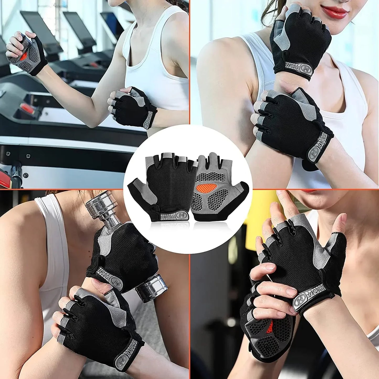 Fingerless Gym Gloves