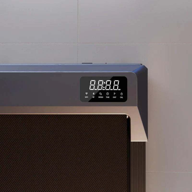 2‑in‑1 Portable Treadmill with Remote Control &amp; LED Display