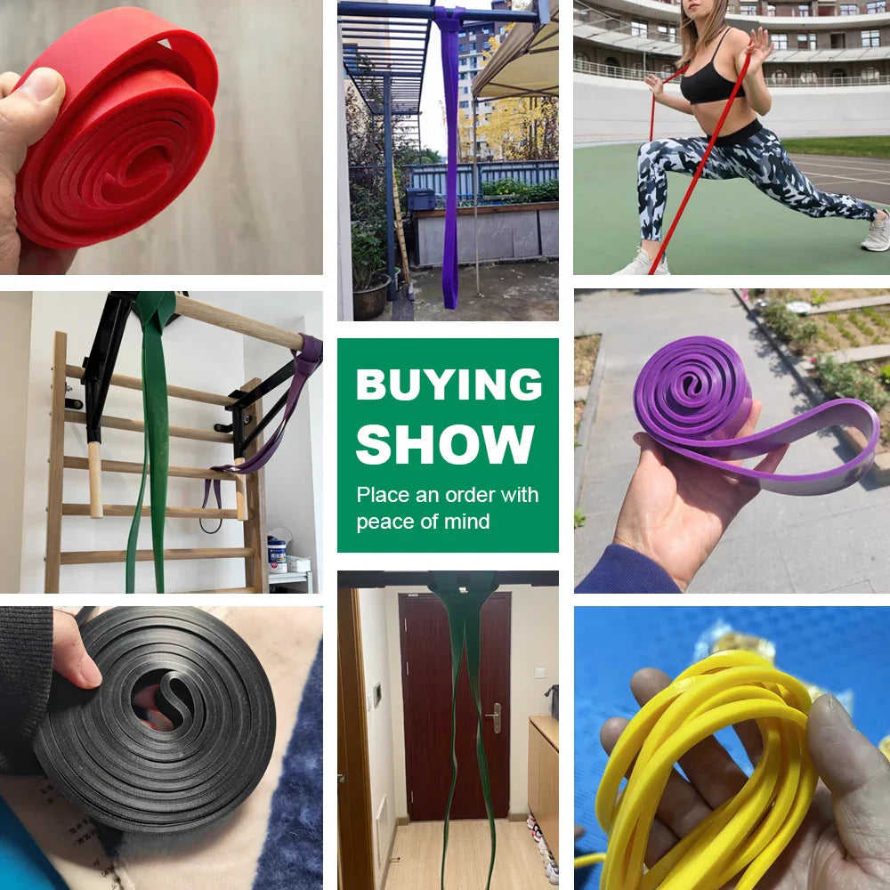 Adjustable 5–120 lbs Fitness Resistance Band