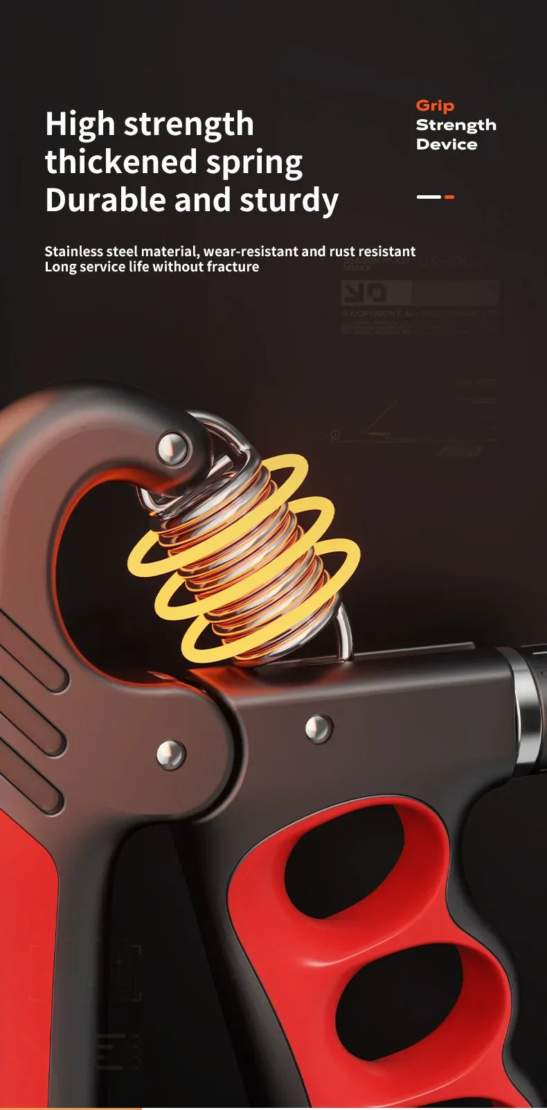 Adjustable Grip Strength and Wrist Expander (5–100 kg)