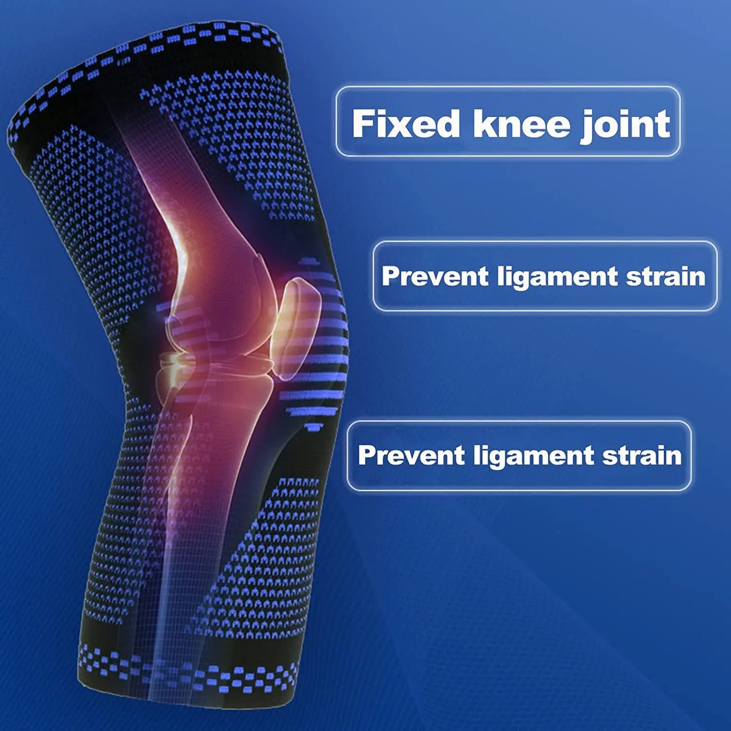 Knee Brace with Side Stabilisers &amp; Patella Gel