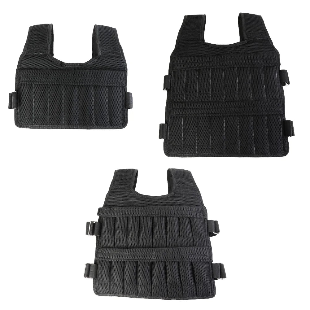 Adjustable Weighted Training Vest (3–15–35 kg Capacity)