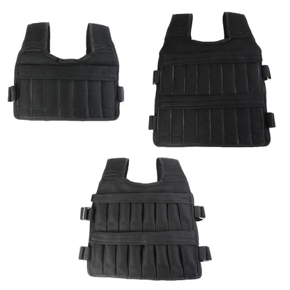 Adjustable Weighted Training Vest (3–15–35 kg Capacity)