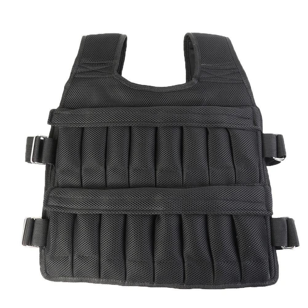 Adjustable Weighted Training Vest (3–15–35 kg Capacity)