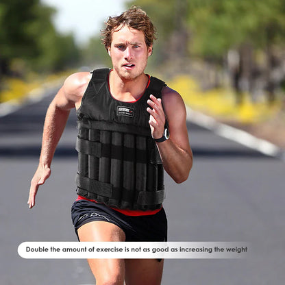 Adjustable Weighted Training Vest (3–15–35 kg Capacity)