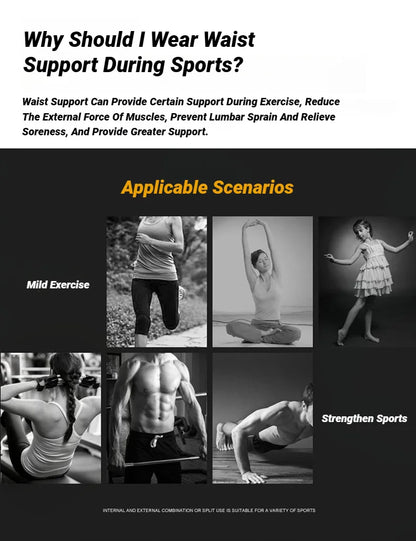 Weight Lifting Belt with Metal Buckle