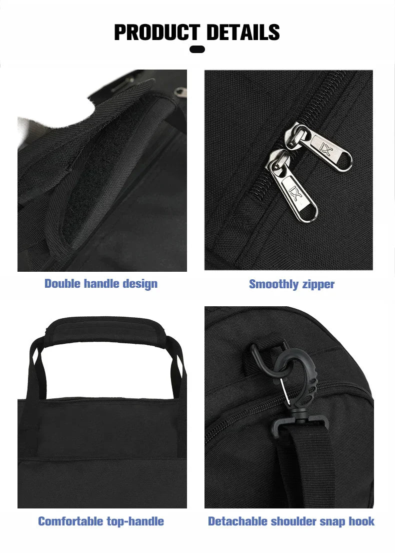 XL Fitness Gym Bag – Wet/Dry Compartments &amp; Travel Ready