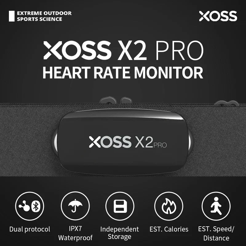 XOSS X2 Pro Chest Strap Heart Rate Monitor