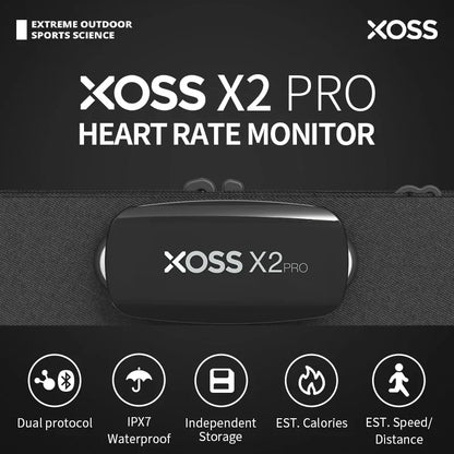 XOSS X2 Pro Chest Strap Heart Rate Monitor