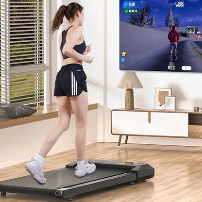 2‑in‑1 Portable Treadmill with Remote Control &amp; LED Display