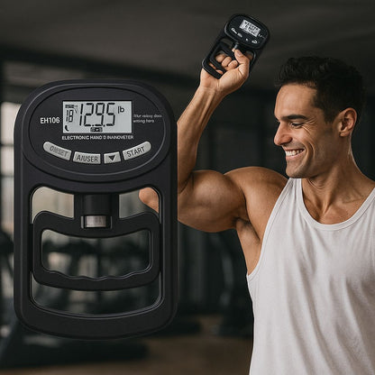 Digital Hand Grip Strength Tester (up to 120 kg / 265 lbs)