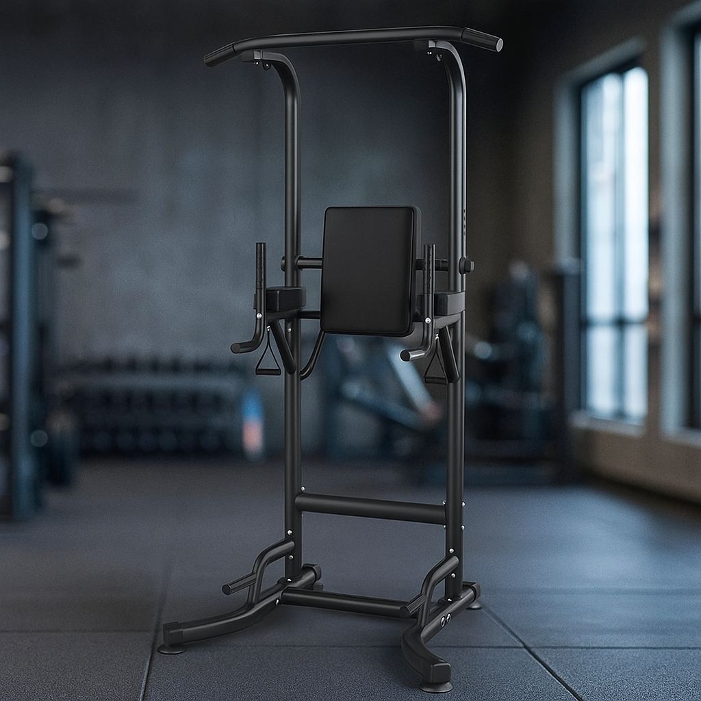 Power Tower Dip Station &amp; Pull-Up Bar