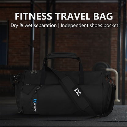 XL Fitness Gym Bag – Wet/Dry Compartments &amp; Travel Ready